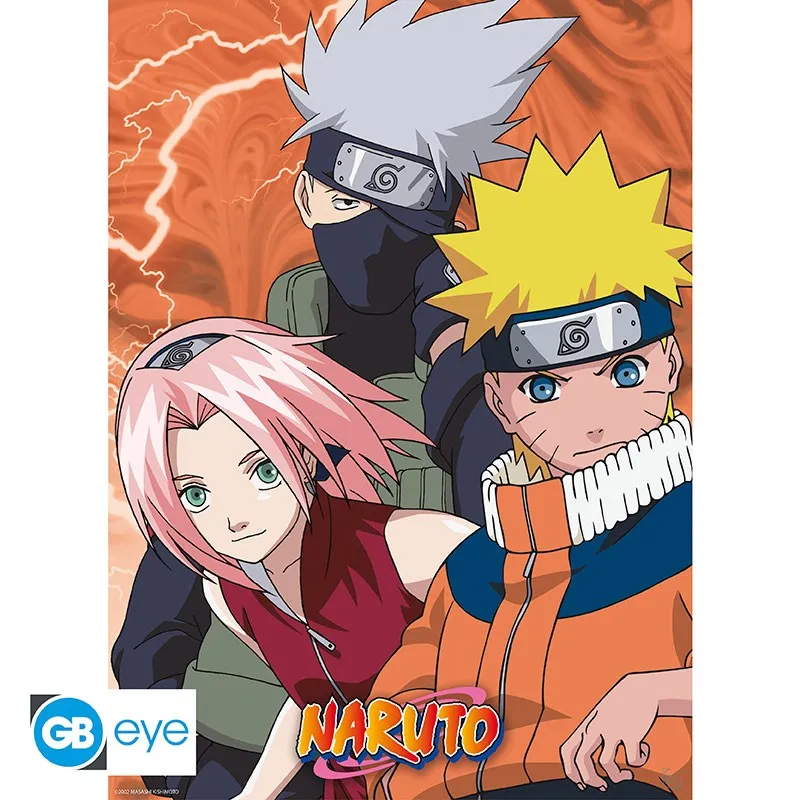 NARUTO - Set 2 Posters Chibi 52x38 - Konoha Ninjas & Deserters